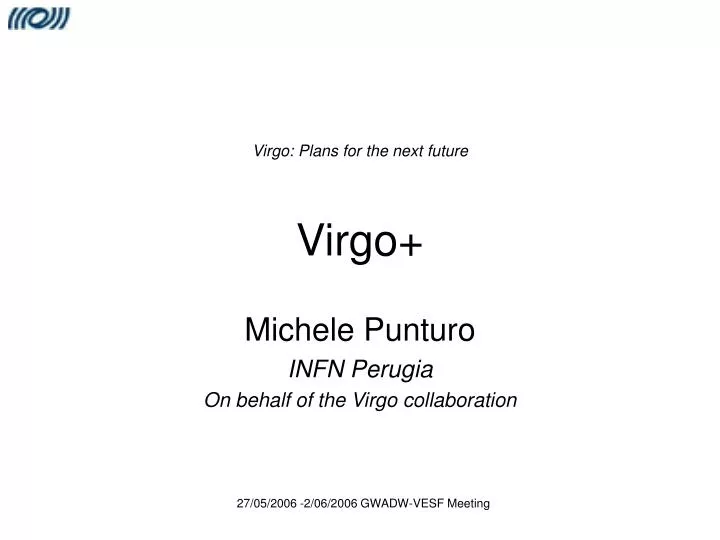 virgo plans for the next future virgo