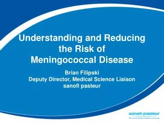 Understanding and Reducing the Risk of Meningococcal Disease