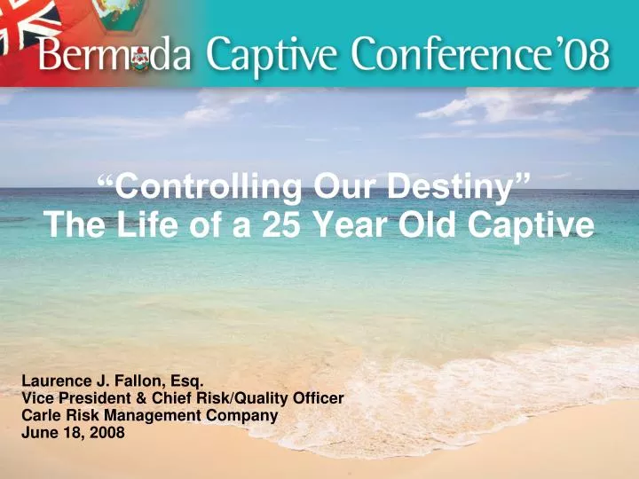 controlling our destiny the life of a 25 year old captive