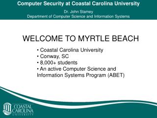 Computer Security at Coastal Carolina University