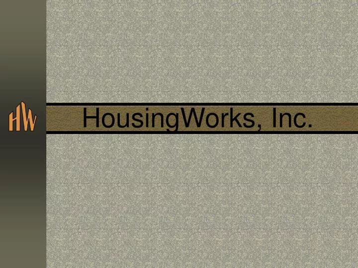 housingworks inc