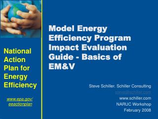 Model Energy Efficiency Program Impact Evaluation Guide - Basics of EM&amp;V