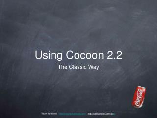 Using Cocoon 2.2