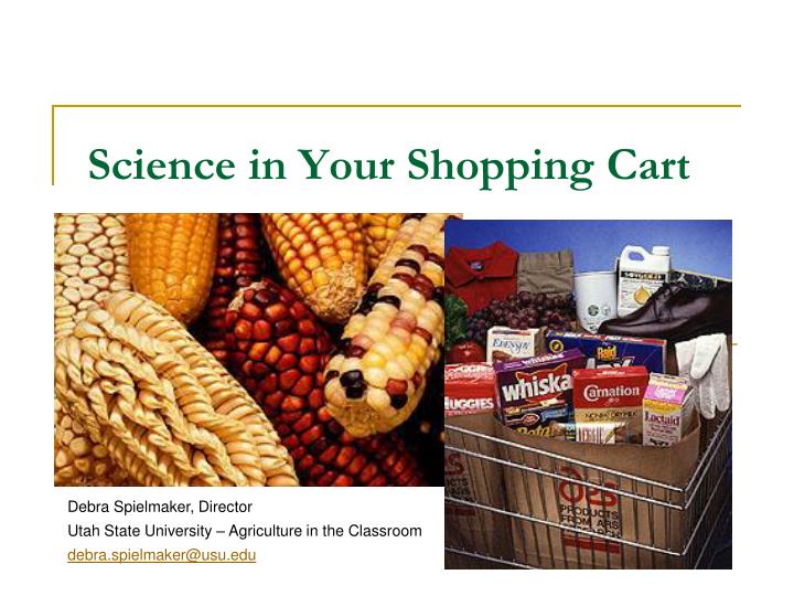 science in your shopping cart