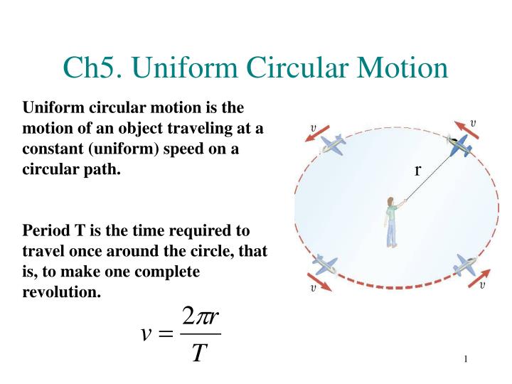 ch5 uniform circular motion