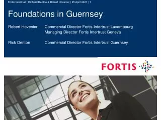 Foundations in Guernsey