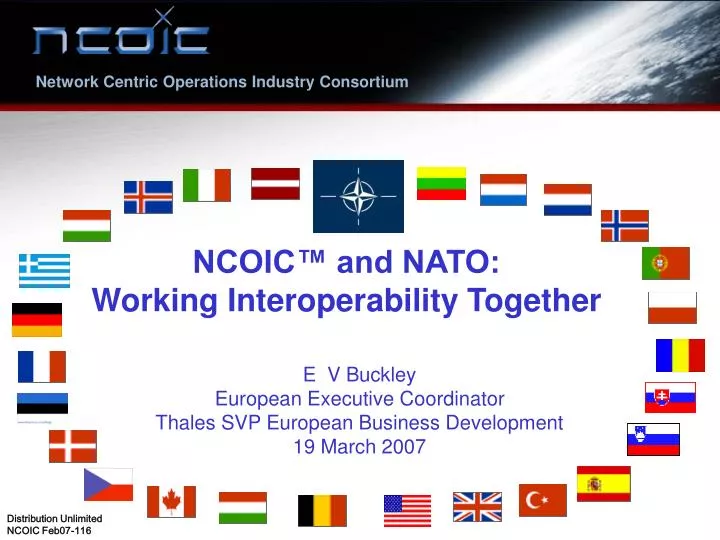 ncoic and nato working interoperability together