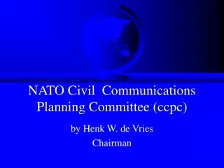 NATO Civil Communications Planning Committee (ccpc)