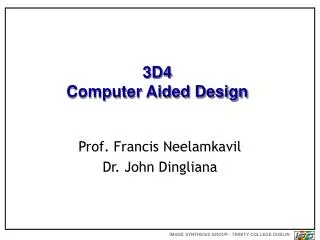 3D4 Computer Aided Design