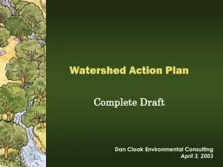 Watershed Action Plan
