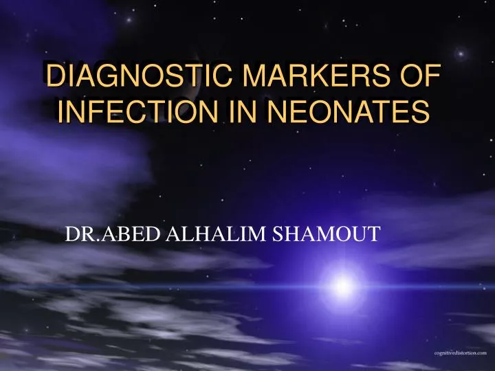 diagnostic markers of infection in neonates
