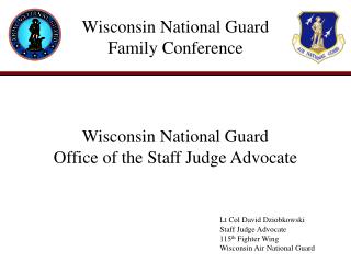 Wisconsin National Guard Family Conference