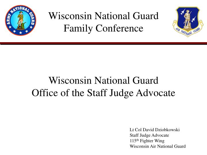 wisconsin national guard family conference