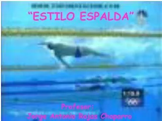 estilo espalda