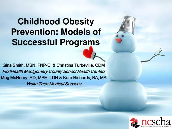 childhood obesity prevention models of successful programs