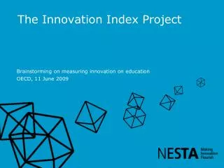 The Innovation Index Project