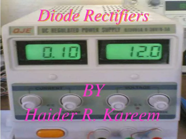 diode rectifiers