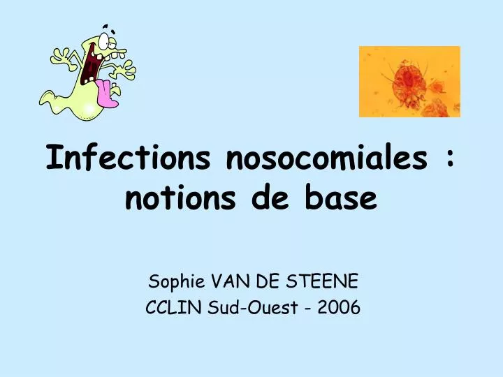 infections nosocomiales notions de base