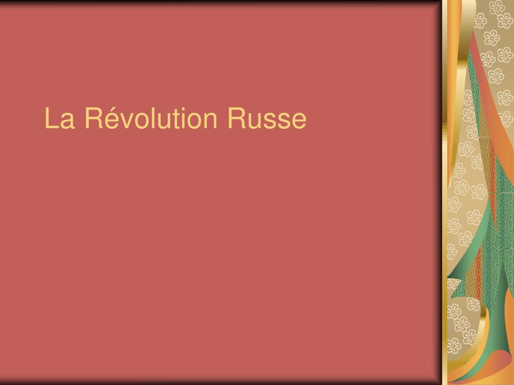 PPT - La Révolution Russe PowerPoint Presentation, free download - ID