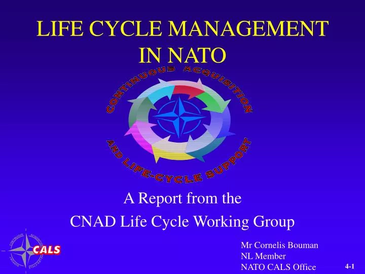 life cycle management in nato