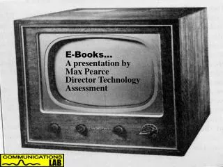 The Electronic Book...