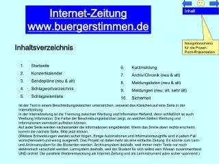 Internet-Zeitung buergerstimmen.de