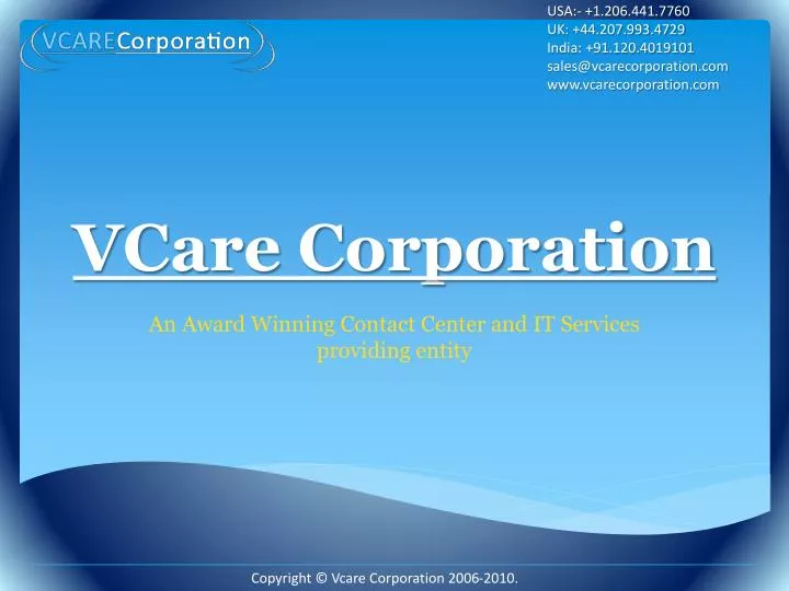 vcare corporation