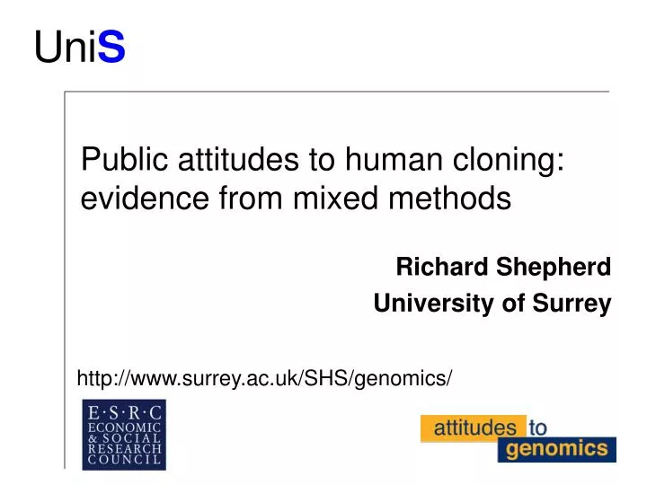 public attitudes to human cloning evidence from mixed methods