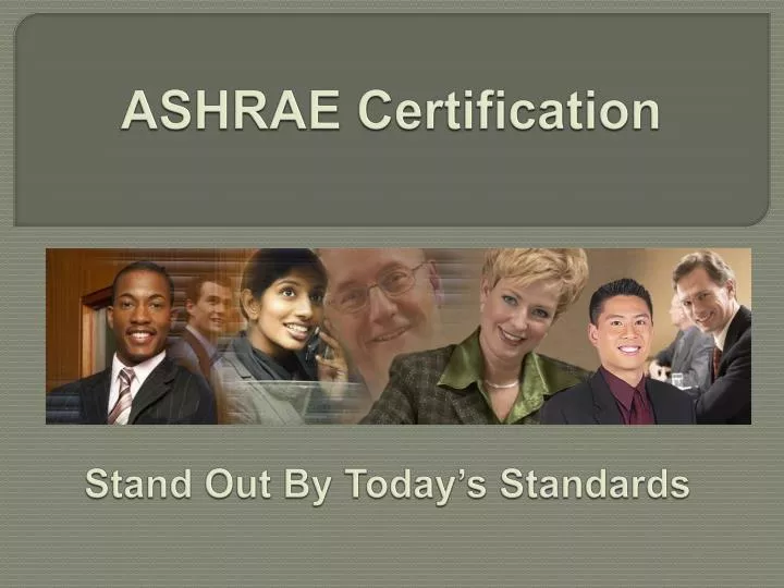 ashrae certification