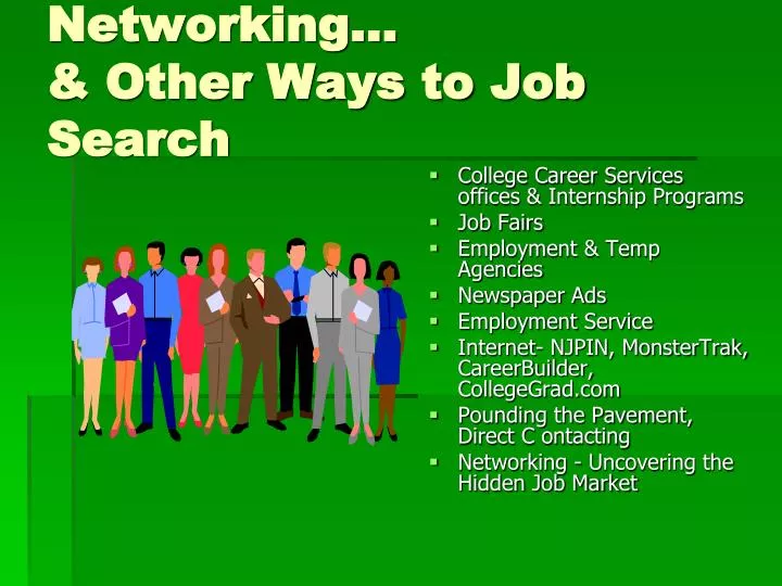 networking other ways to job search