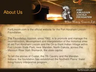 Fort Abraham Lincoln Foundation