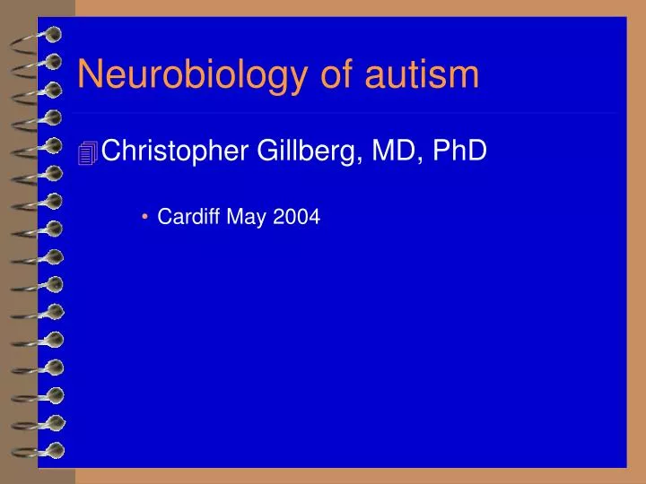 neurobiology of autism