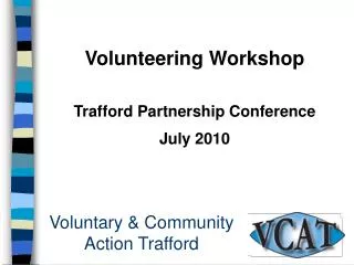 Voluntary &amp; Community Action Trafford