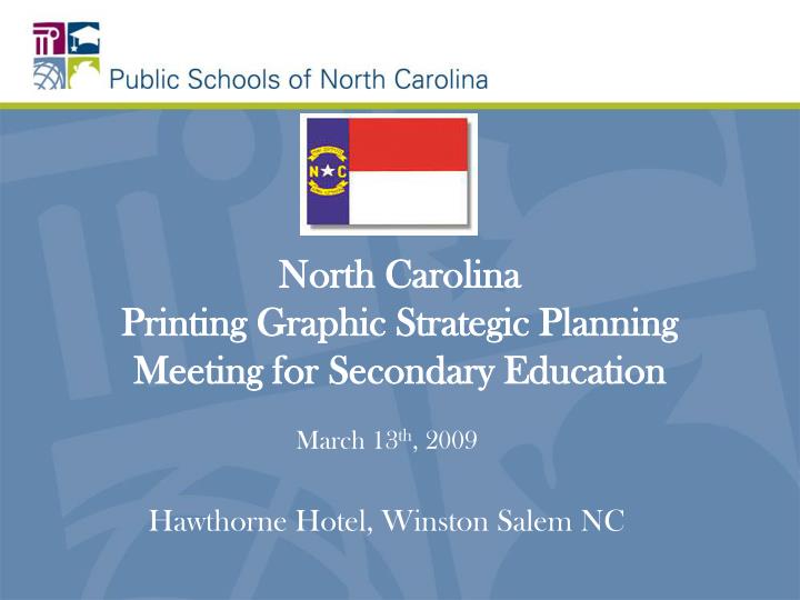 north carolina printing graphic strategic planning meeting for secondary education
