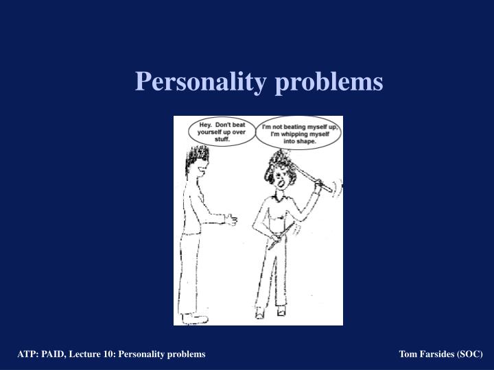 personality problems