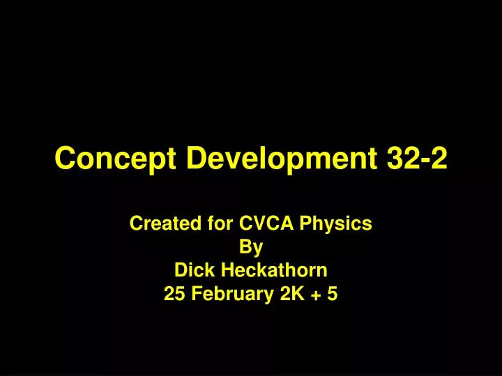 concept development 32 2