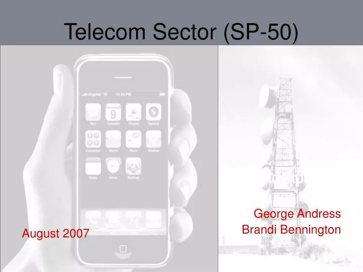 telecom sector sp 50