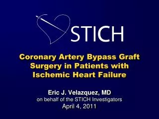 Coronary Artery Bypass Graft Surgery in Patients with Ischemic Heart Failure