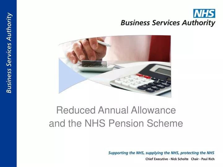 reduced annual allowance and the nhs pension scheme