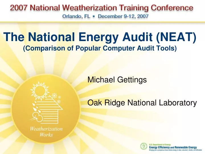 the national energy audit neat comparison of popular computer audit tools
