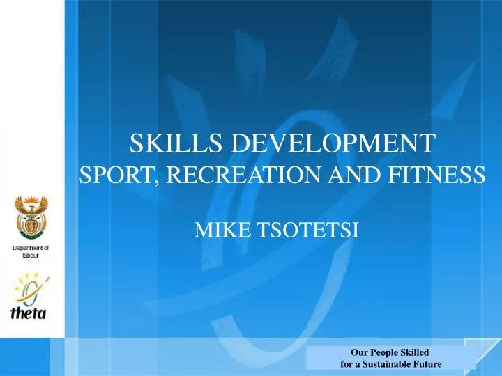 skills development sport recreation and fitness