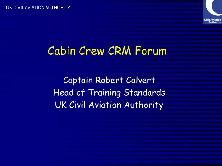 cabin crew crm forum