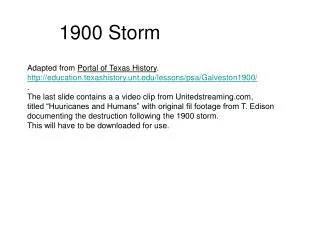 1900 Storm