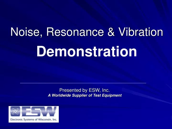 noise resonance vibration