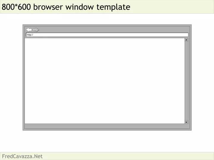 800 600 browser window template