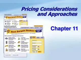 Pricing Considerations and Approaches