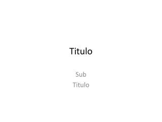 titulo
