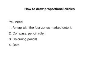 How to draw proportional circles
