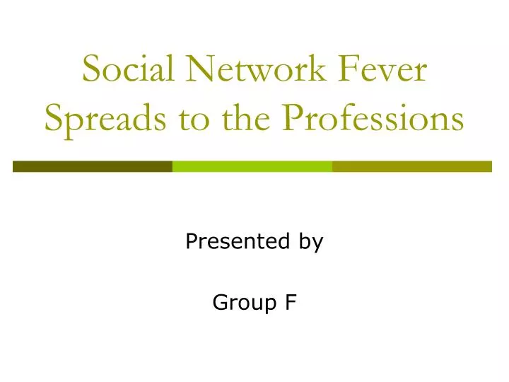 social network fever spreads to the professions