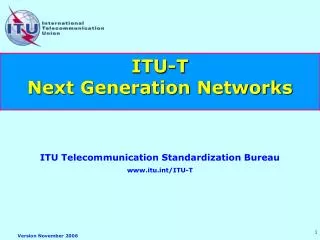 ITU-T Next Generation Networks